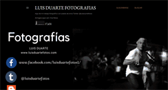 Desktop Screenshot of luisduartefotos.blogspot.com