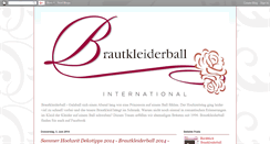 Desktop Screenshot of brautkleiderball.blogspot.com