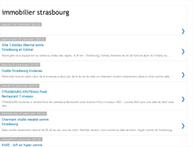 Tablet Screenshot of immobilierstrasbourg-42.blogspot.com
