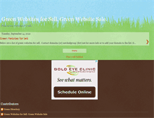 Tablet Screenshot of green-website-sale.blogspot.com