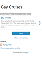 Mobile Screenshot of gaycruises.blogspot.com