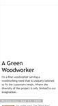 Mobile Screenshot of agreenwoodworker.blogspot.com