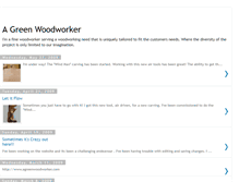 Tablet Screenshot of agreenwoodworker.blogspot.com
