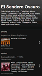 Mobile Screenshot of elsenderooscuro.blogspot.com