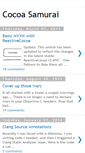 Mobile Screenshot of cocoasamurai.blogspot.com