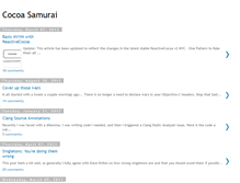 Tablet Screenshot of cocoasamurai.blogspot.com