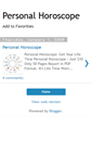 Mobile Screenshot of personalhoroscopes.blogspot.com