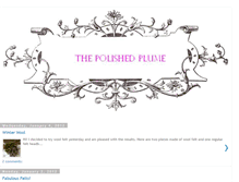 Tablet Screenshot of polishedplume.blogspot.com