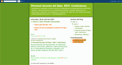 Desktop Screenshot of docentesdptoeest.blogspot.com