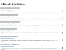 Tablet Screenshot of elblogdearquitectura.blogspot.com
