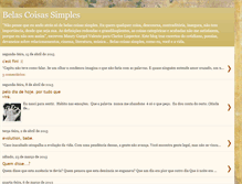 Tablet Screenshot of belascoisassimples.blogspot.com