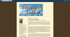 Desktop Screenshot of eternity-talk.blogspot.com