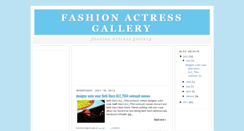 Desktop Screenshot of fashionactressgallery.blogspot.com