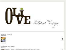 Tablet Screenshot of oliveinteriordesign.blogspot.com