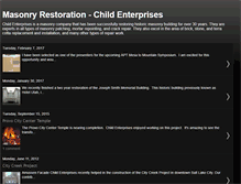 Tablet Screenshot of masonryrestorationspecialists.blogspot.com