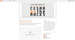 Desktop Screenshot of cesarontherocks.blogspot.com