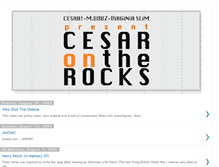 Tablet Screenshot of cesarontherocks.blogspot.com