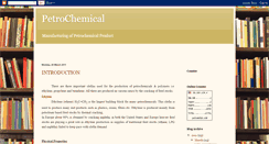 Desktop Screenshot of petrochemical2011.blogspot.com