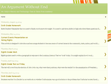 Tablet Screenshot of anargumentwithoutend.blogspot.com