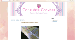 Desktop Screenshot of corearteconvites.blogspot.com