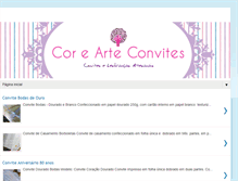 Tablet Screenshot of corearteconvites.blogspot.com