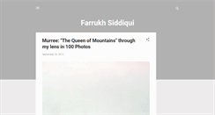 Desktop Screenshot of farrukhsiddiqui.blogspot.com