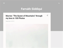 Tablet Screenshot of farrukhsiddiqui.blogspot.com