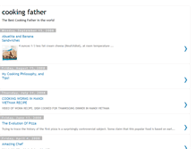Tablet Screenshot of cookingfather.blogspot.com