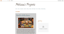 Desktop Screenshot of melissasprojects.blogspot.com