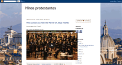 Desktop Screenshot of hinosprotestantes.blogspot.com