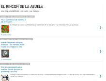Tablet Screenshot of elrincondelaabuelanena.blogspot.com