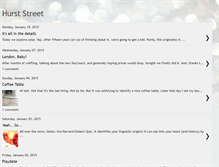 Tablet Screenshot of hurststreet.blogspot.com