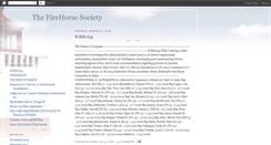 Desktop Screenshot of firehorsesociety.blogspot.com