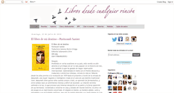 Desktop Screenshot of librosdesdecualquierrincon.blogspot.com