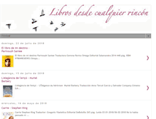 Tablet Screenshot of librosdesdecualquierrincon.blogspot.com