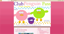 Desktop Screenshot of clubpenguinpass.blogspot.com