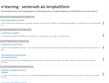 Tablet Screenshot of elearning-seniorweb.blogspot.com