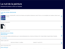 Tablet Screenshot of lanuitdelapeinture.blogspot.com