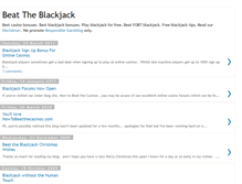 Tablet Screenshot of beattheblackjack.blogspot.com