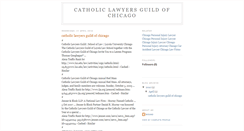 Desktop Screenshot of catholiclawyersguildofchicago.blogspot.com