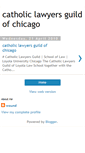 Mobile Screenshot of catholiclawyersguildofchicago.blogspot.com