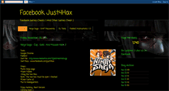 Desktop Screenshot of just4hax.blogspot.com