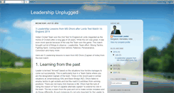 Desktop Screenshot of leadershipunplugged.blogspot.com