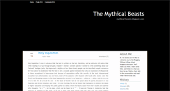 Desktop Screenshot of mythical-beasts.blogspot.com