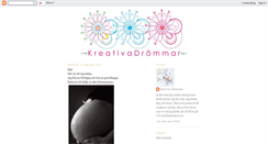 Desktop Screenshot of kreativadrommar.blogspot.com