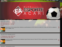 Tablet Screenshot of esporteacari.blogspot.com