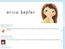 Tablet Screenshot of ericakepler.blogspot.com