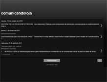 Tablet Screenshot of comunicandoloja.blogspot.com