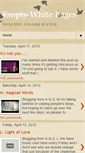 Mobile Screenshot of emptywhitepages.blogspot.com