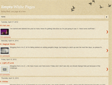 Tablet Screenshot of emptywhitepages.blogspot.com